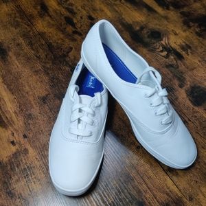 White KEDS leather like New